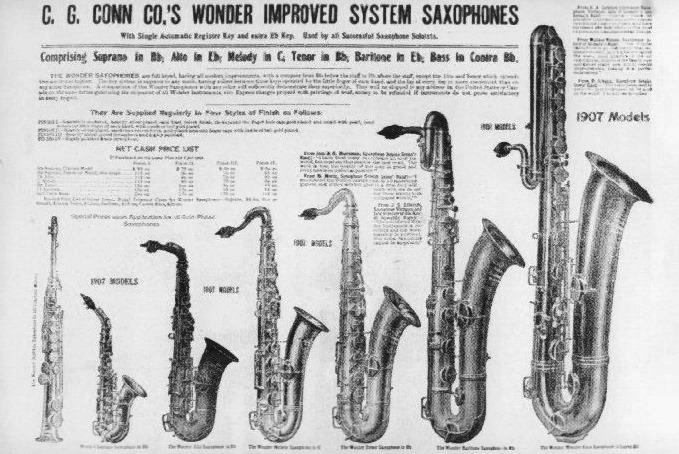 Conn Saxophone Family